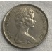 AUSTRALIA 1966 . FIVE 5 CENTS COIN . ECHIDNA . EXTRA FINE